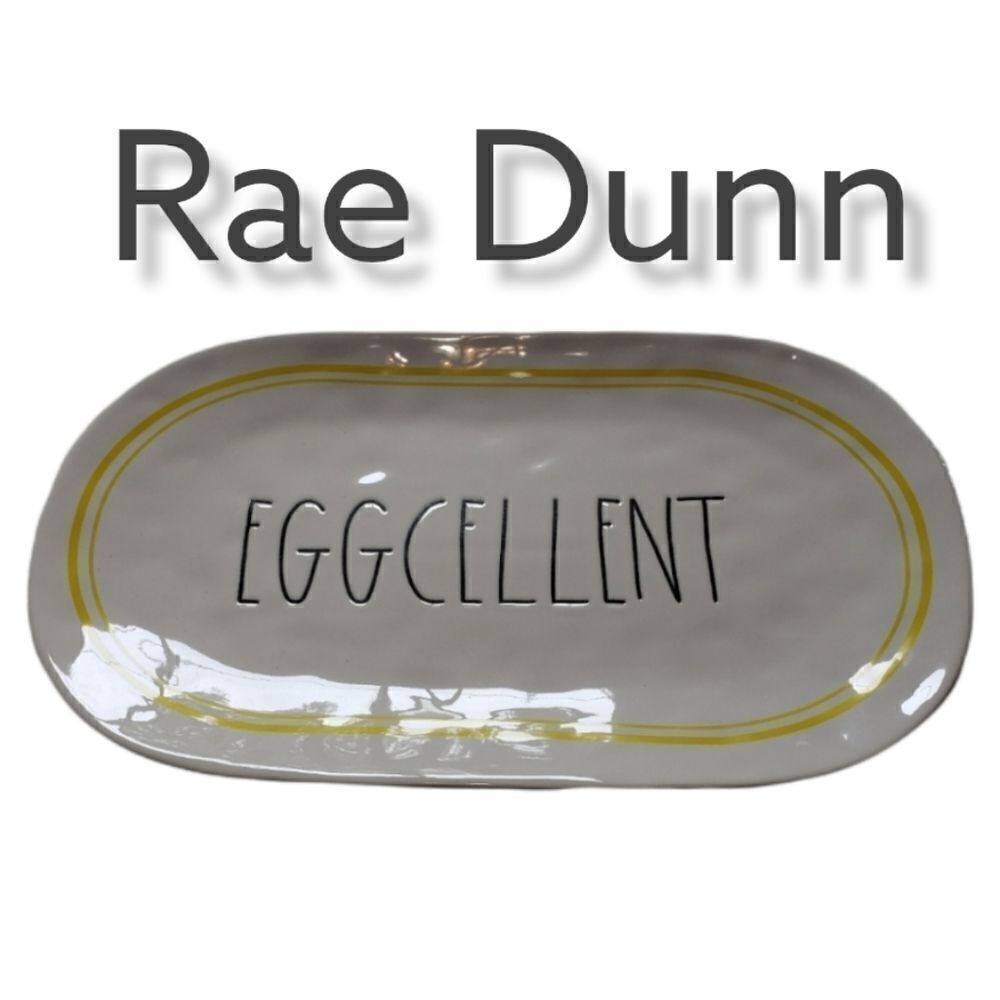 New Rae Dunn Eggcellent Platter